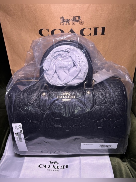 Coach Handbags - Rowan Large Satchel Bag In Signature Leather